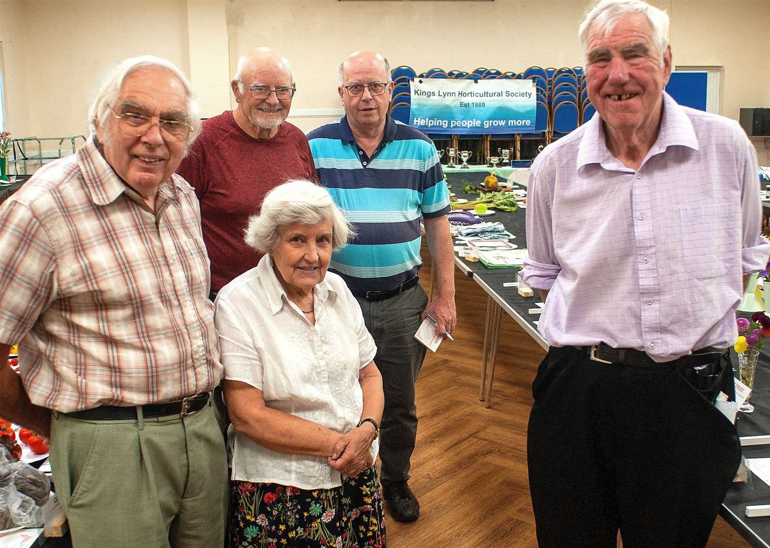 Members of the horticultural show committee in 2022