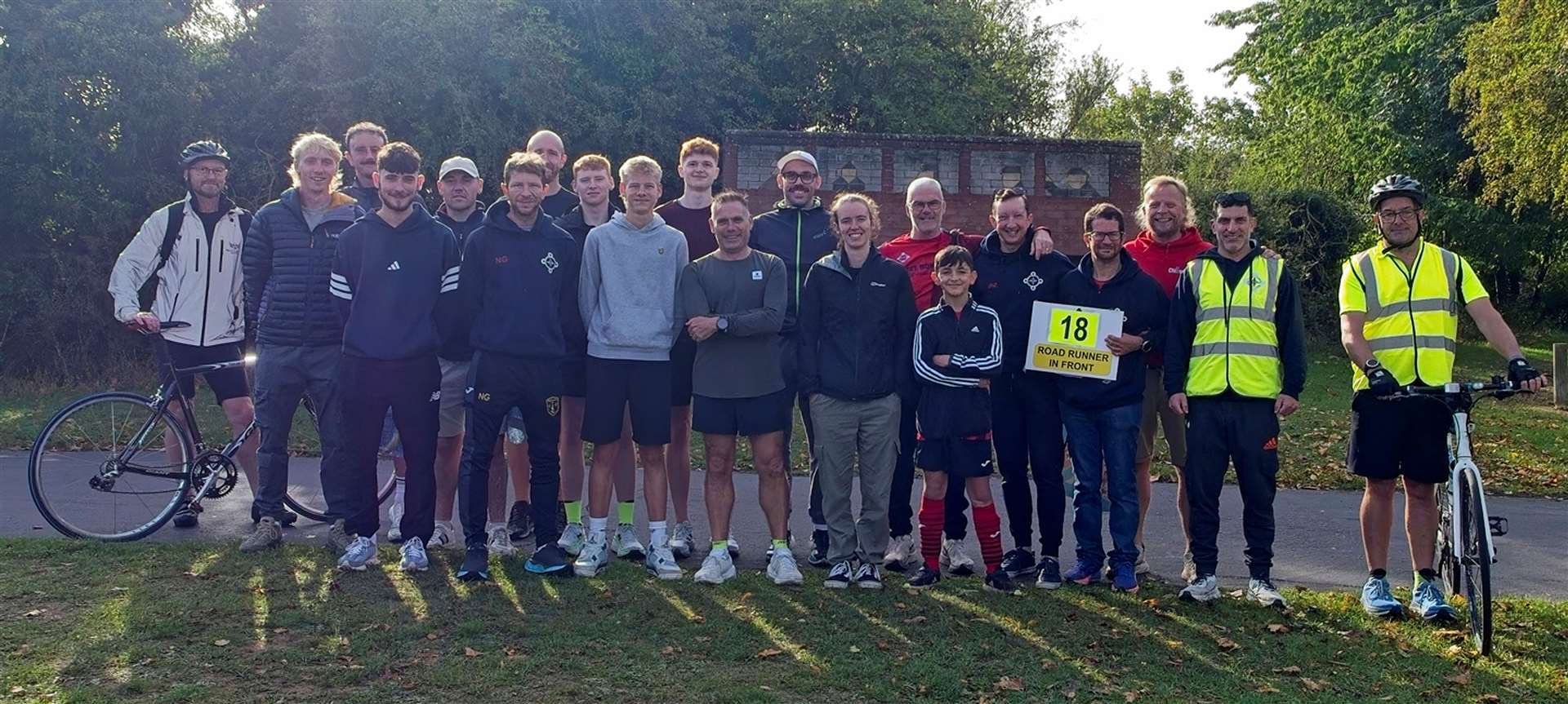 The West Norfolk team at the Round Norfolk Relay