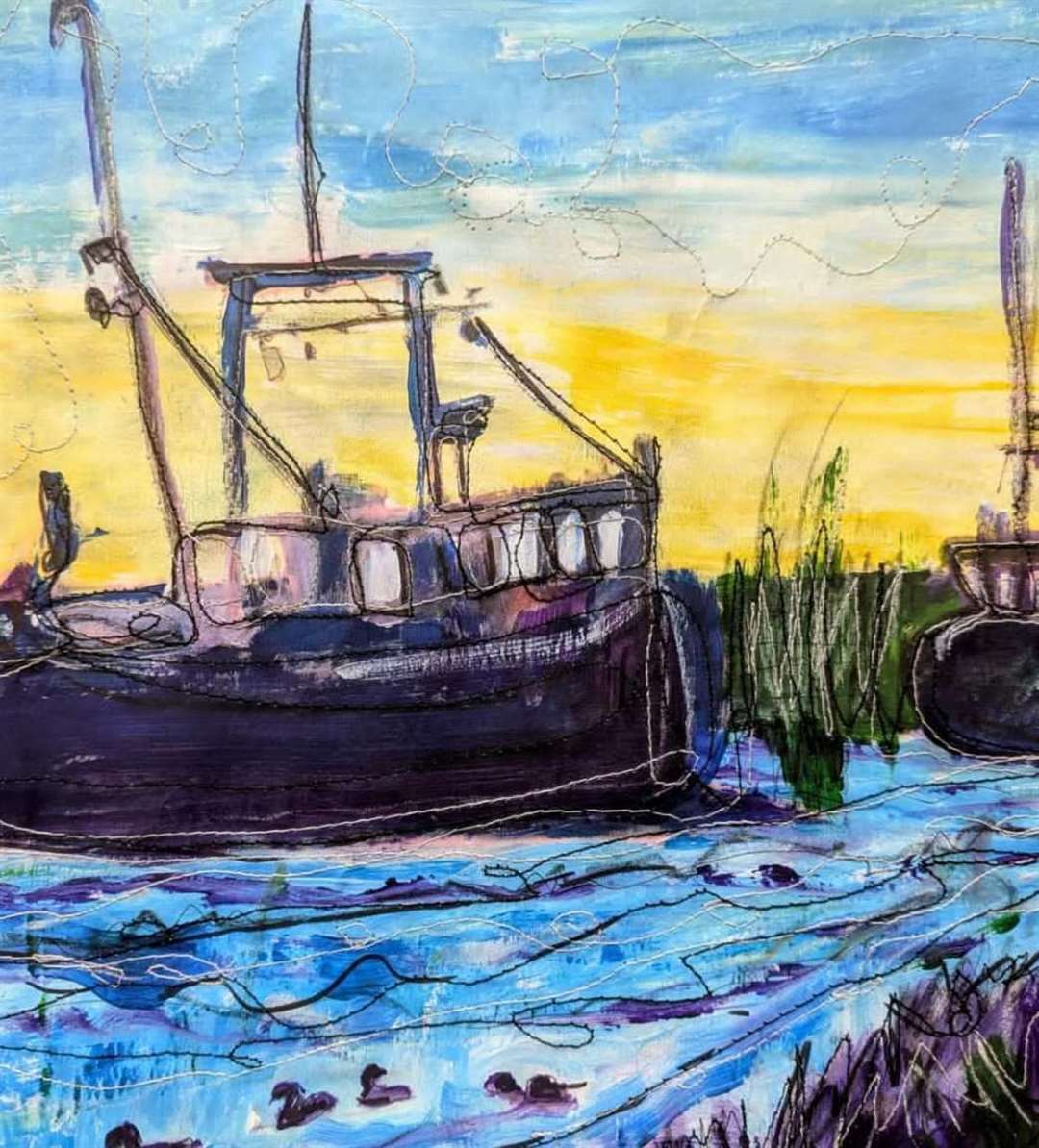 Katrine Cousins is holding her exhibition at the Custom House