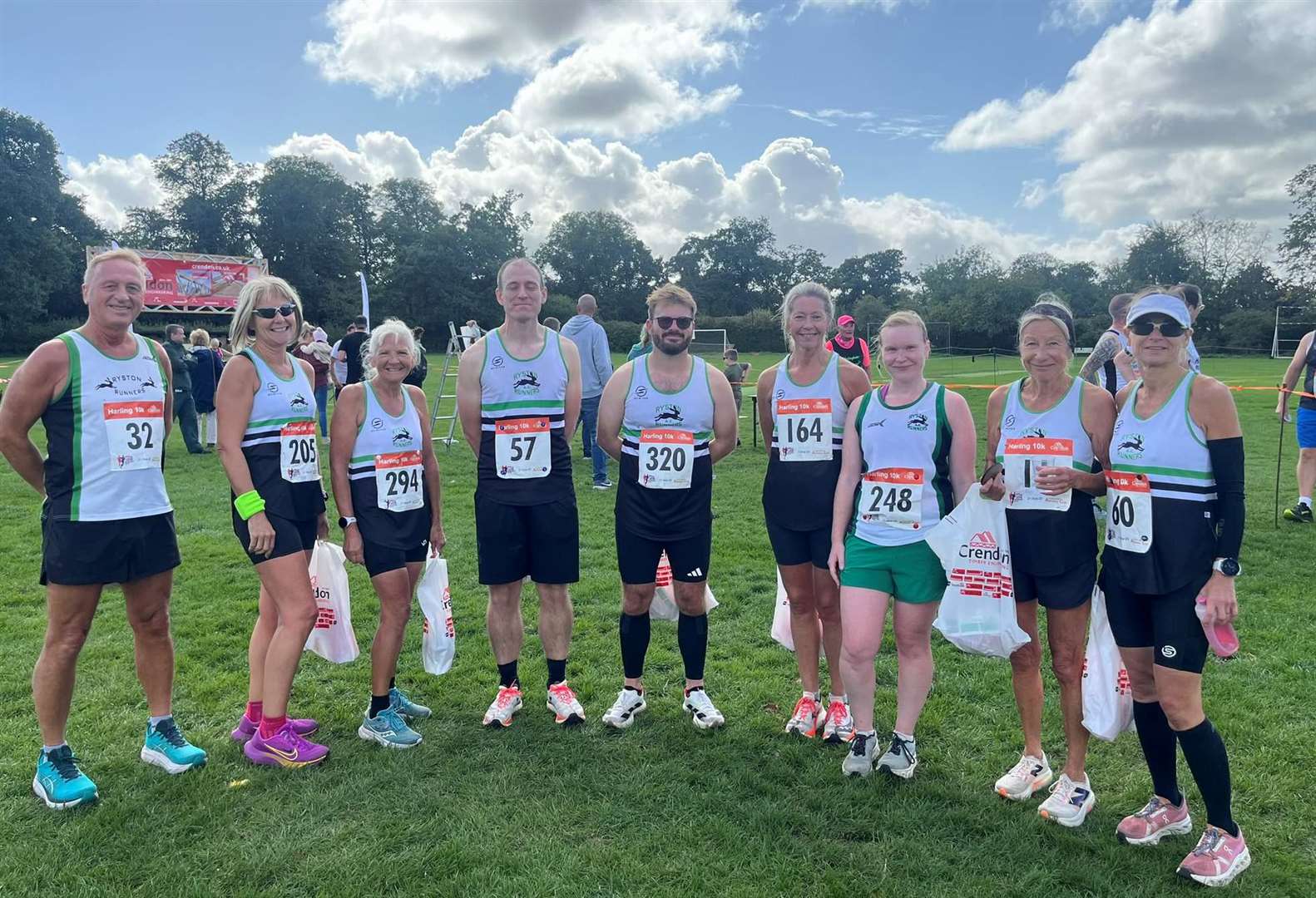 Ryston Runners members at East Harling