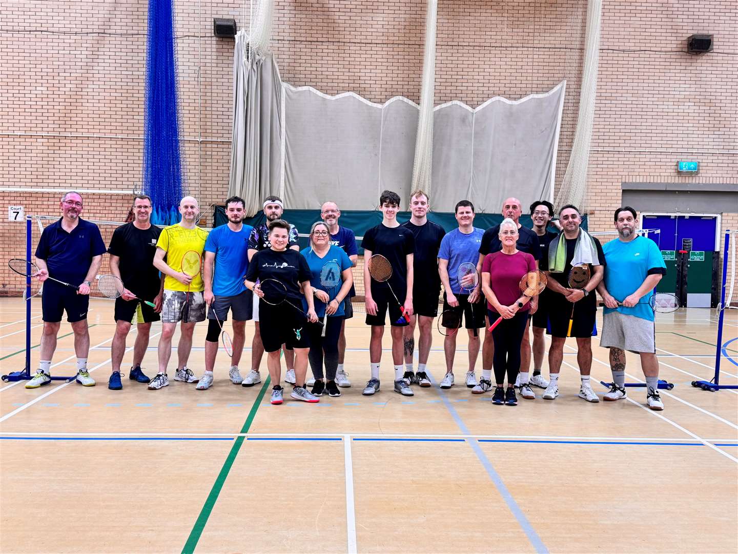 King's Lynn Badminton Club players