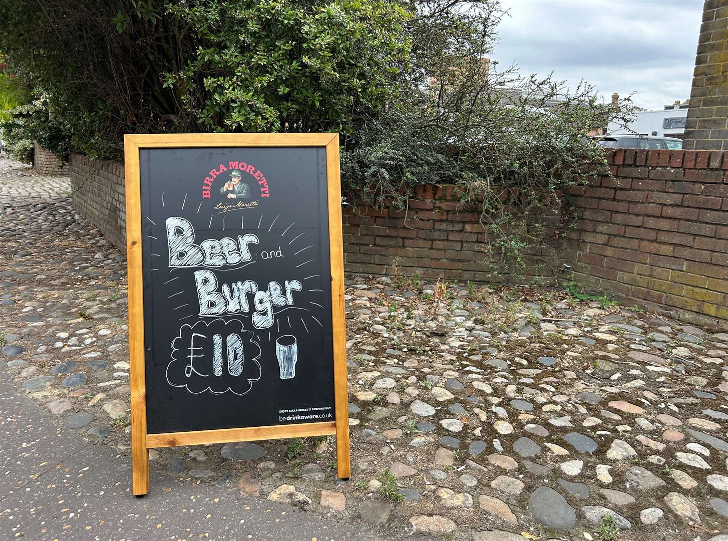A beer and burger from the outdoor grill is a superb option on a Saturday afternoon