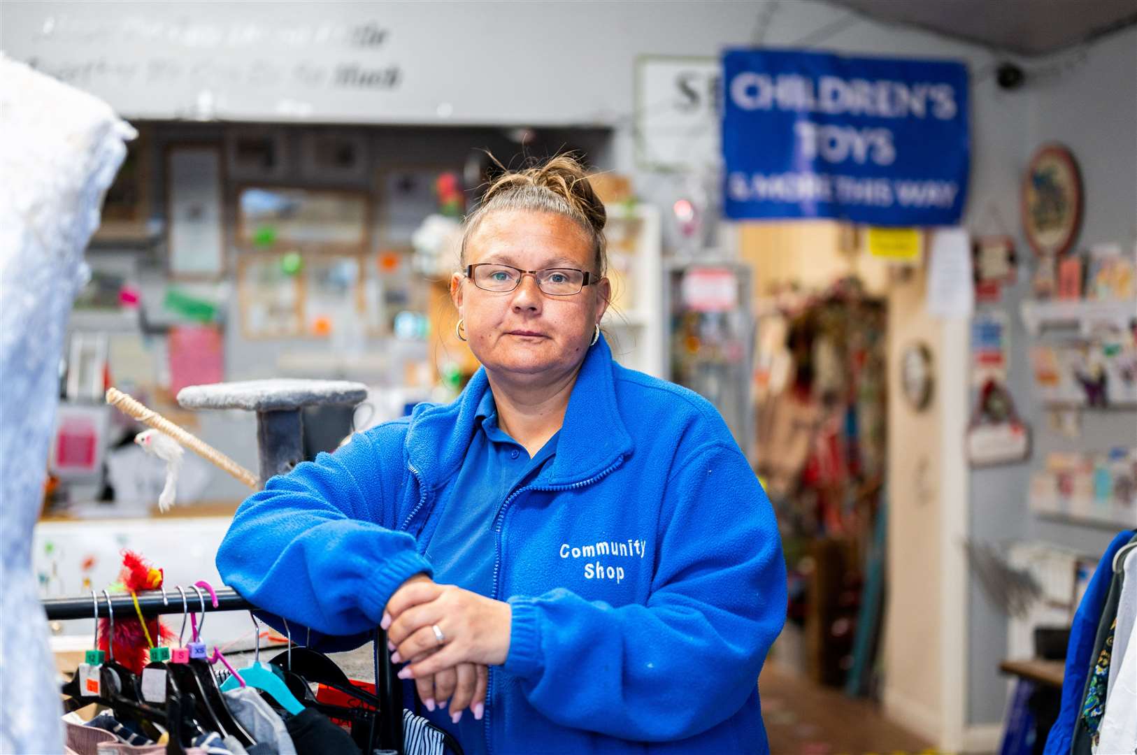 Emma Brock runs the Fairstead Community Shop. Picture: Ian Burt