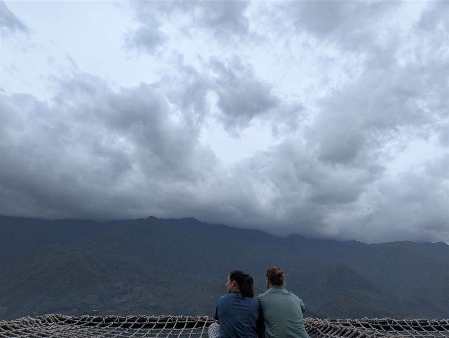 Rosie and Alex taking in some breathtaking views