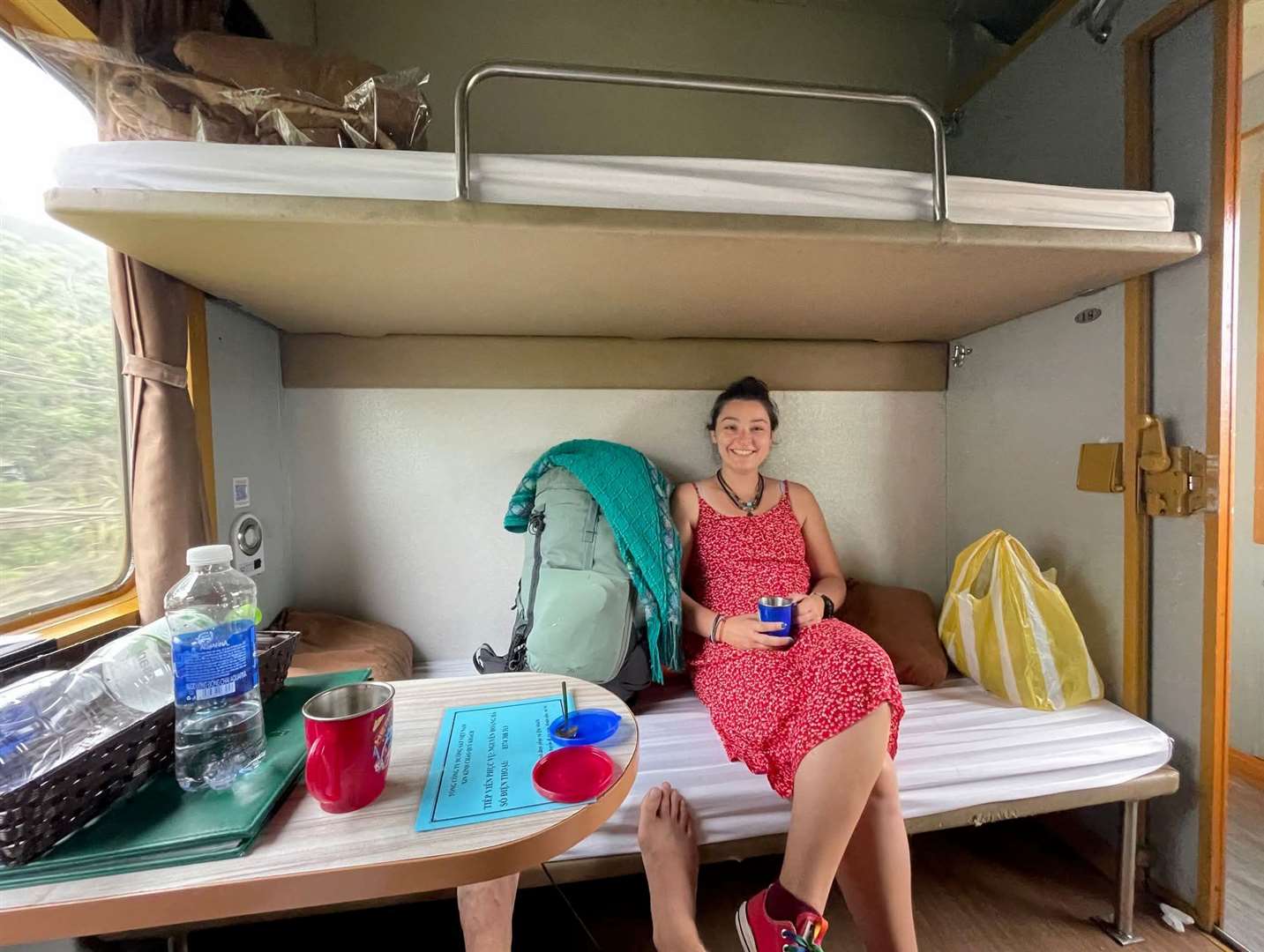 Rosie has been travelling with her partner Alex