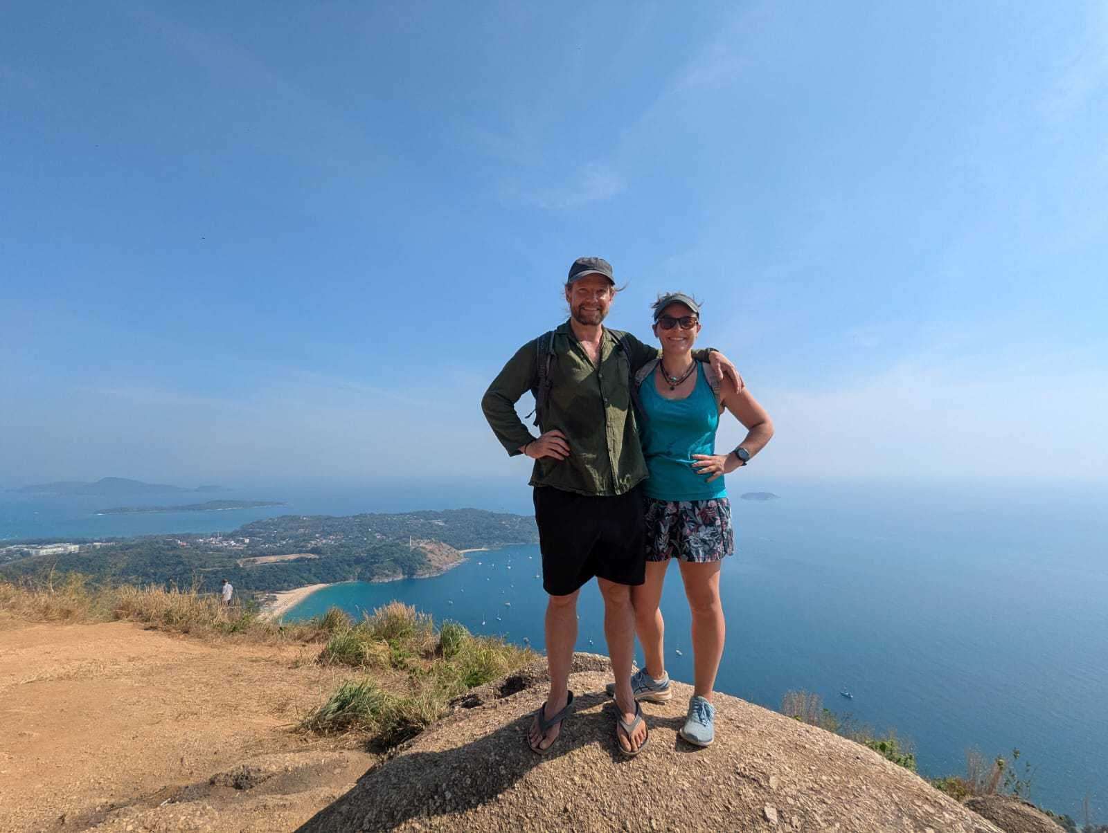The couple are travelling the world