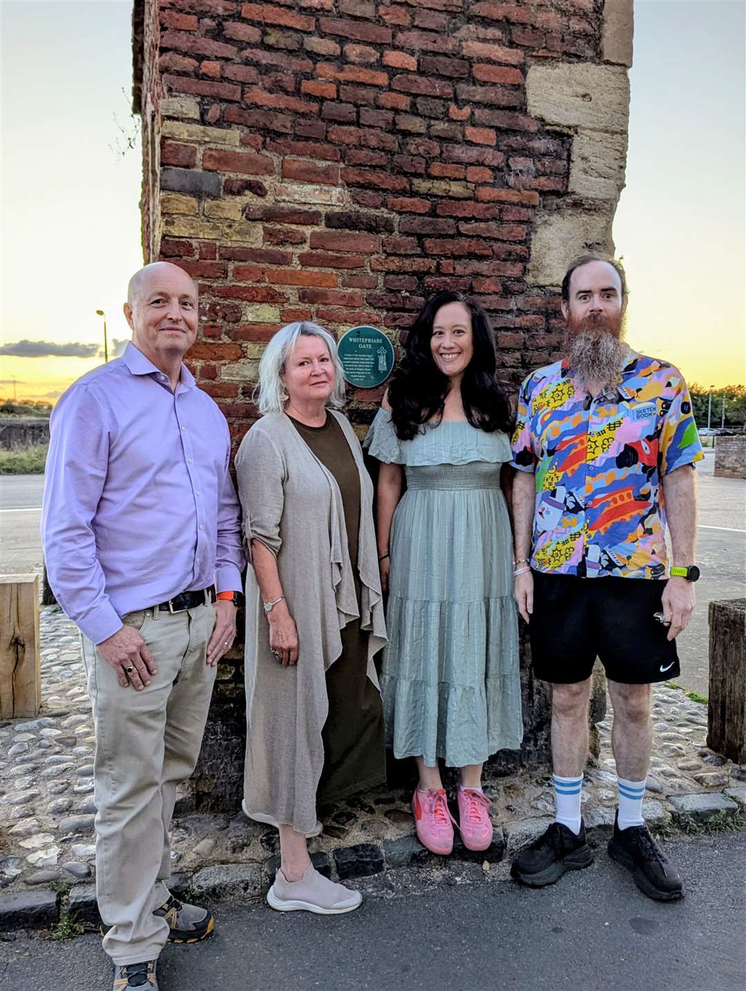 The Margery Kempre Trust's trustees and founders; James Carver, Tessa Mountain, Antonia Hayes and James Goodman-Stephens