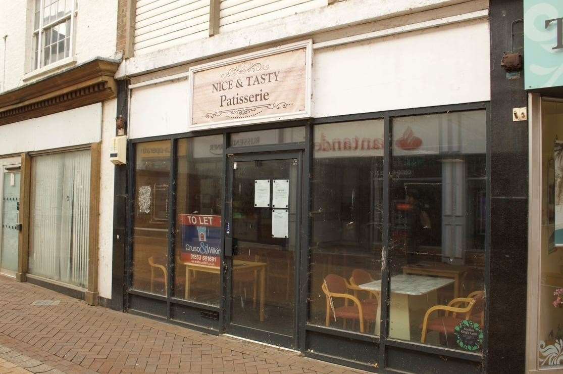 A business up to let on the High Street. Picture: Alice Hobbs