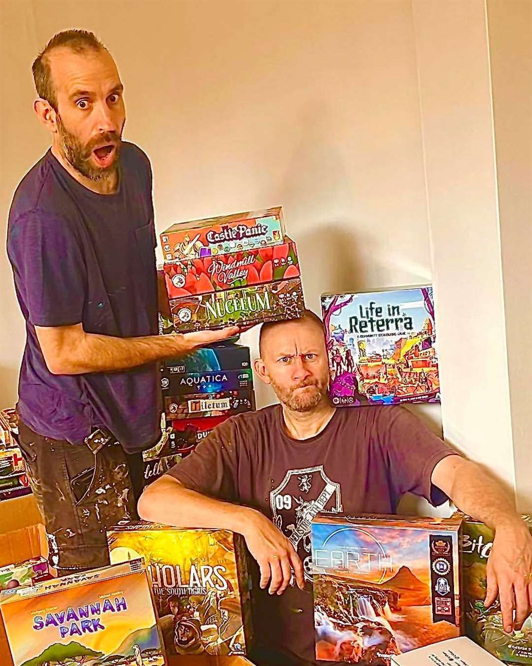 Chris Langford (left) and Stuart Walkley