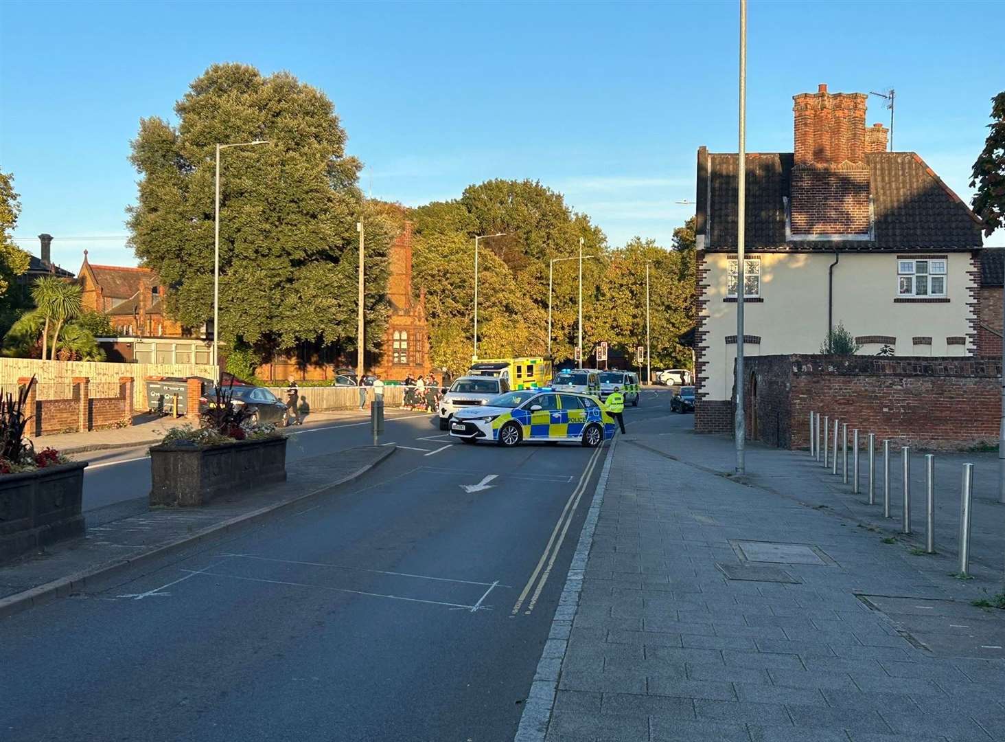 Police have closed off Stonegate Street and the Milfleet. Picture: Kris Johnston