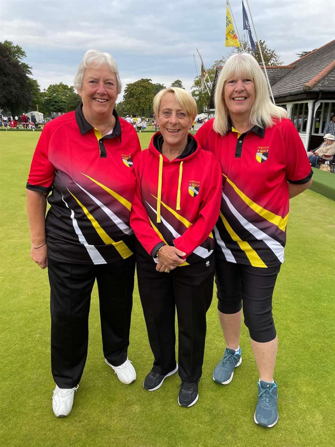 Margaret Hunt, Debra Wright and Mo Stokes