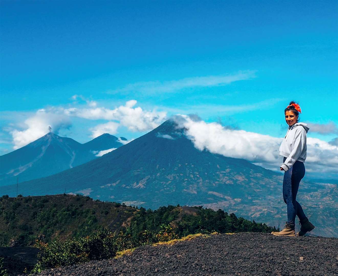 Volcano hiking in Guatemala
