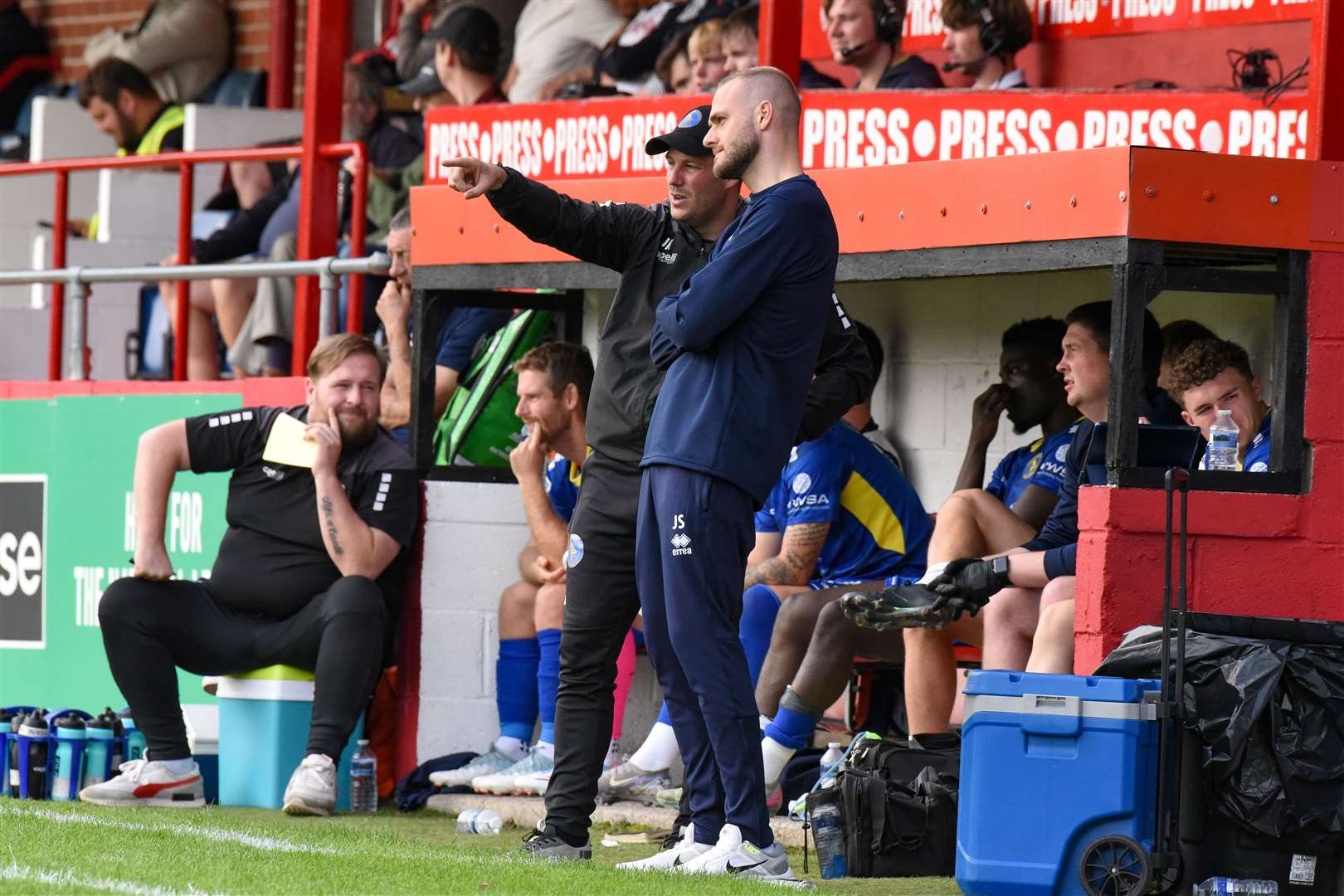 James Rowe and Joe Simpson. Picture: Tim Smith