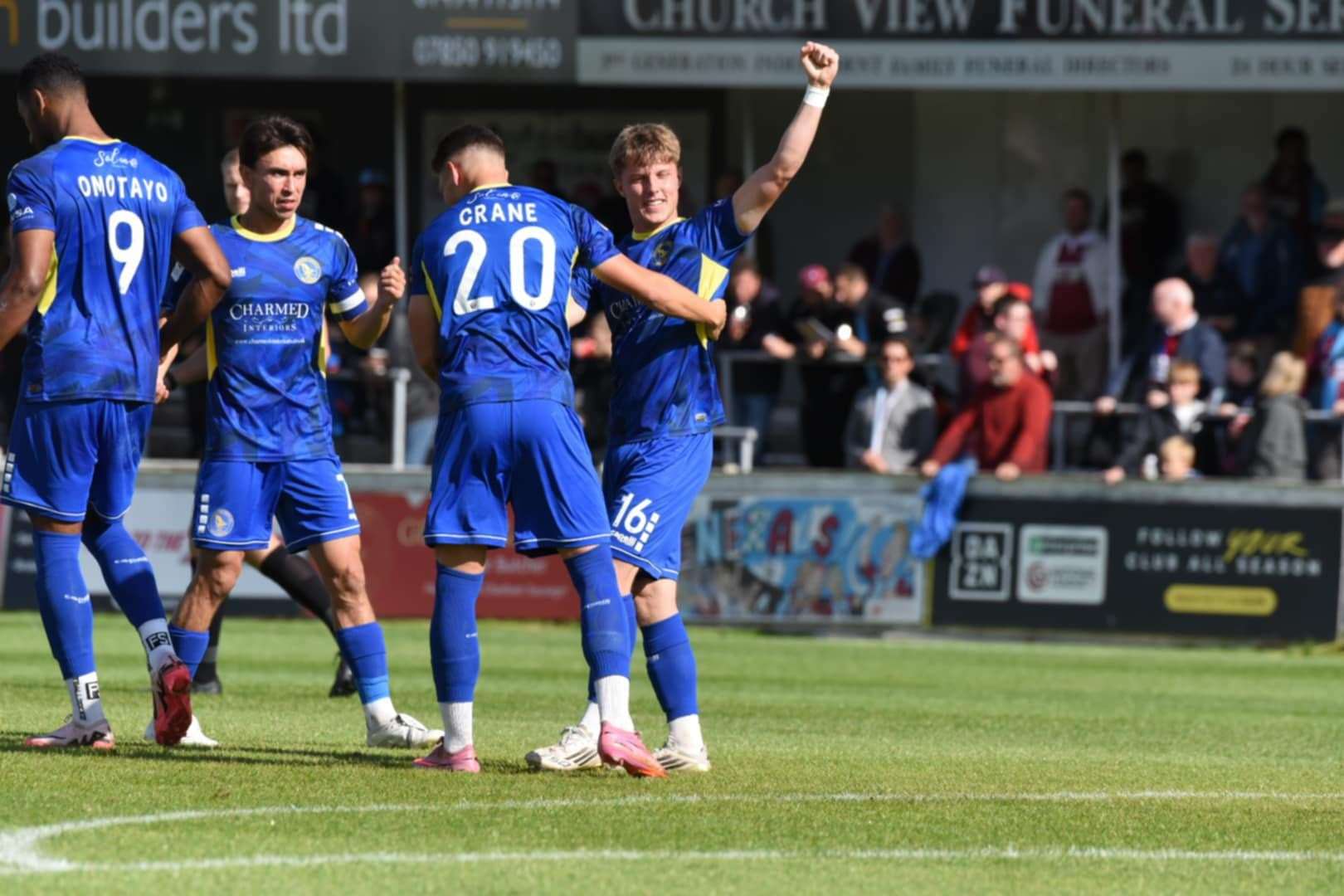 Morgan Williams celebrates his goal. Picture: Tim Smith