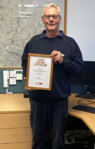 Long-serving worker is still ‘living the dream’
