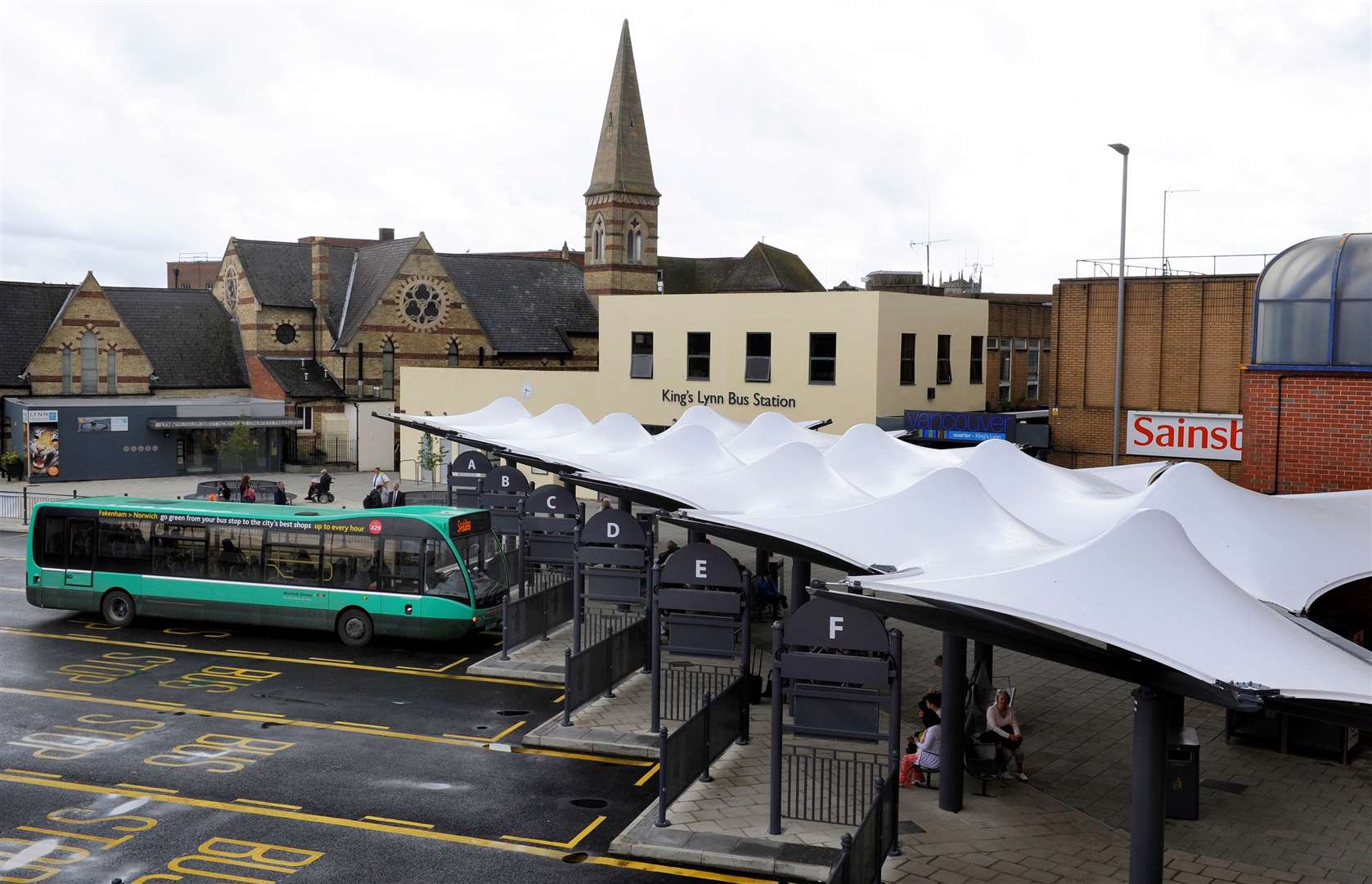 The man died at Lynn's bus station