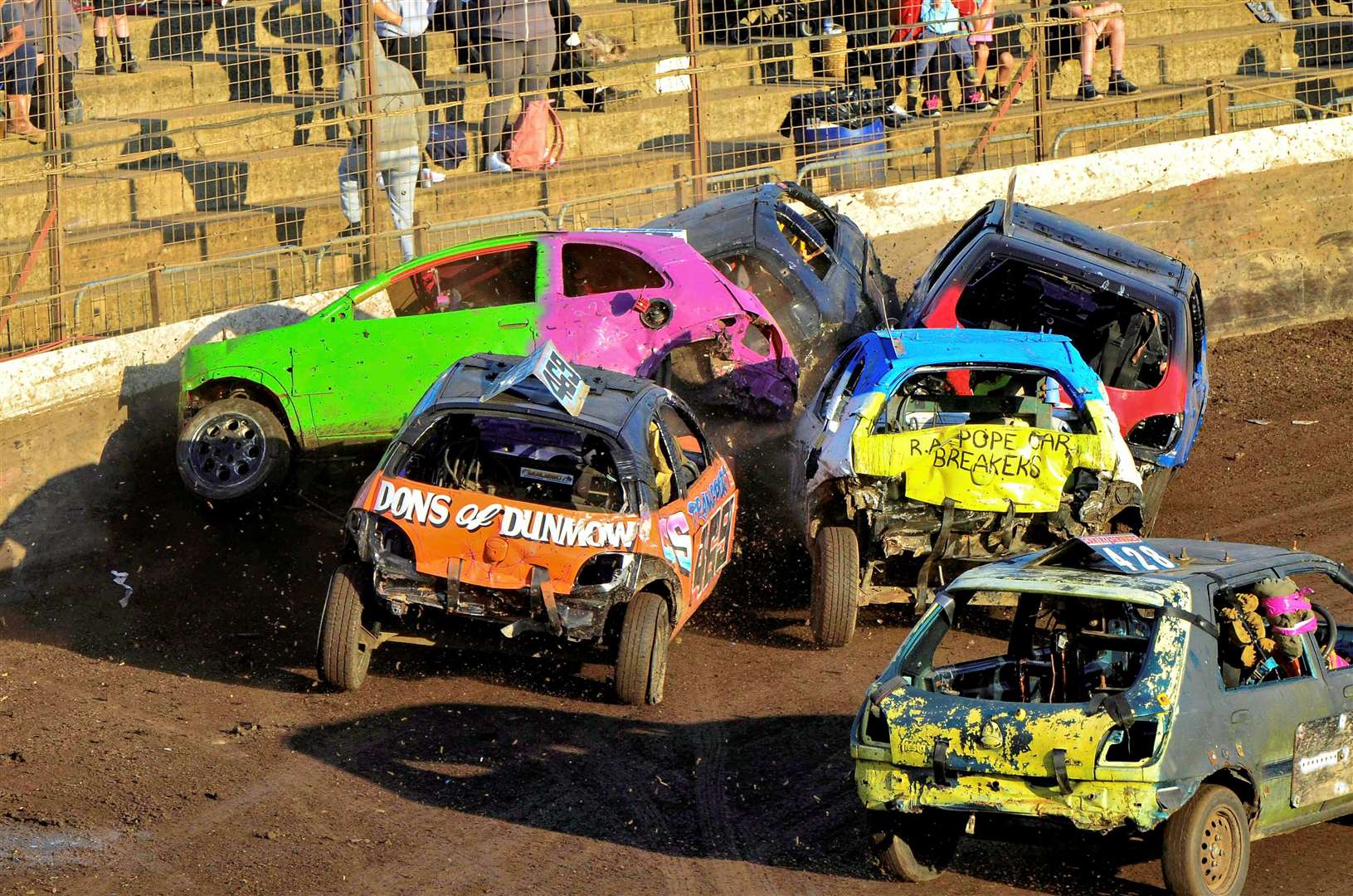 Small in size, but big on action; Micro Bangers take centre stage this week at King’s Lynn. Picture: Lewis Clarke-Bull