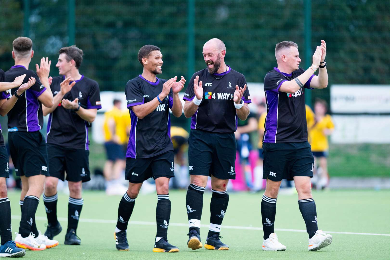 Celebrations for Pelicans against Old Loughtonians. Picture: Ian Burt