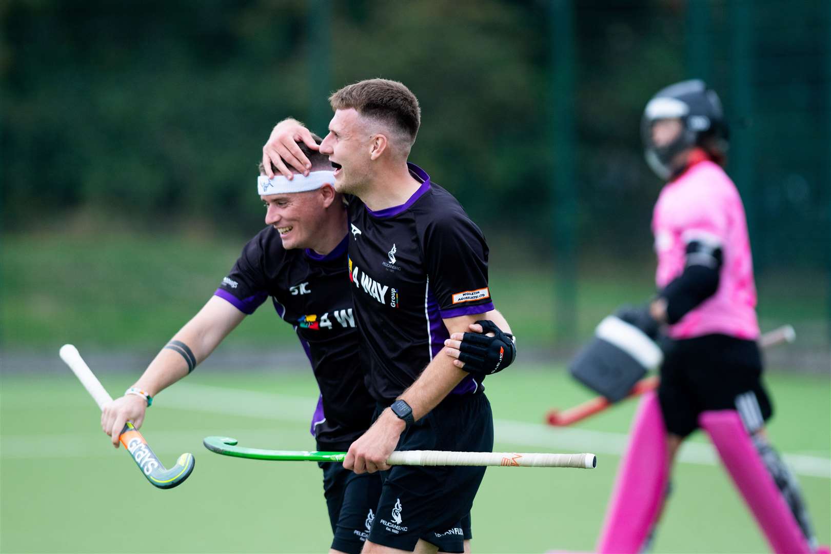 Celebrations for Pelicans against Old Loughtonians. Picture: Ian Burt