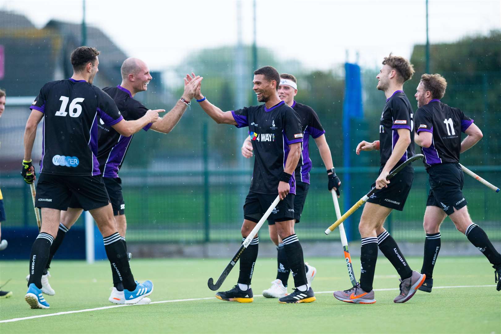 Celebrations for Pelicans against Old Loughtonians. Picture: Ian Burt