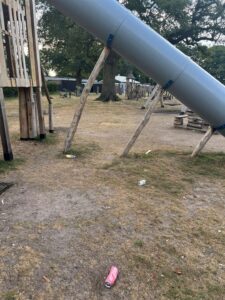 Play park ‘ripped apart’ by vandals as volunteers are left baffled