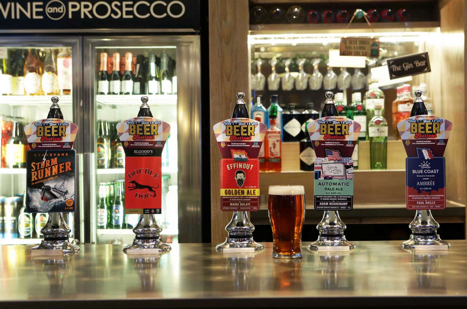 Some of the beers which will be on offer at the festival. Picture: Wetherspoon