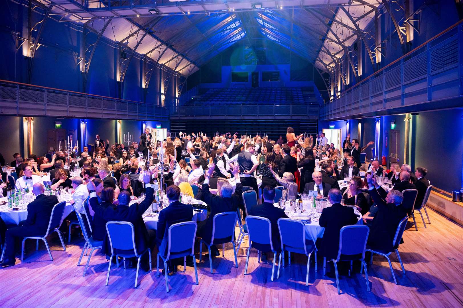 Many flocked to the Corn Exchange in suits and gowns