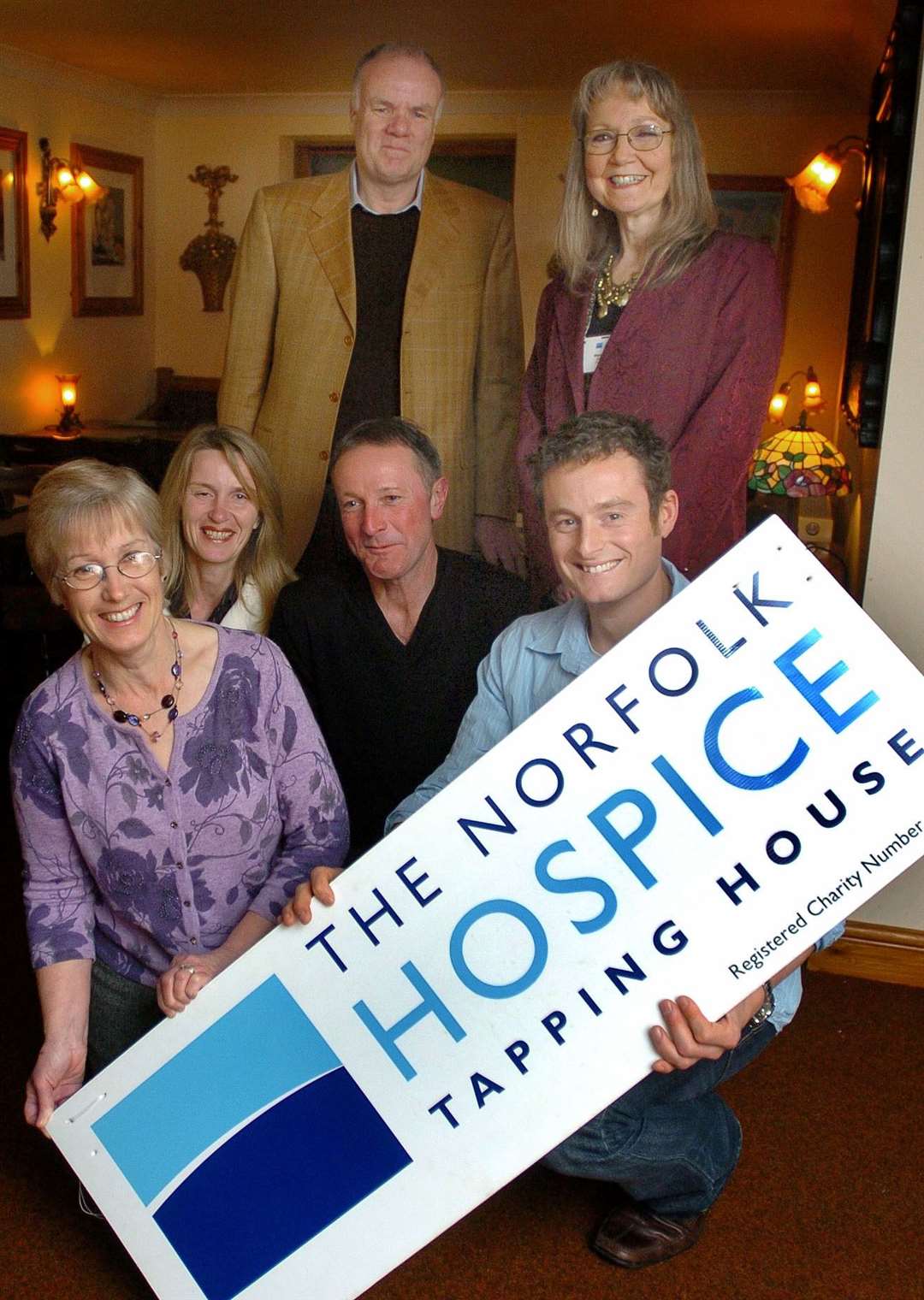 Bridget Wells (bottom left) was well-known for fundraising in West Norfolk