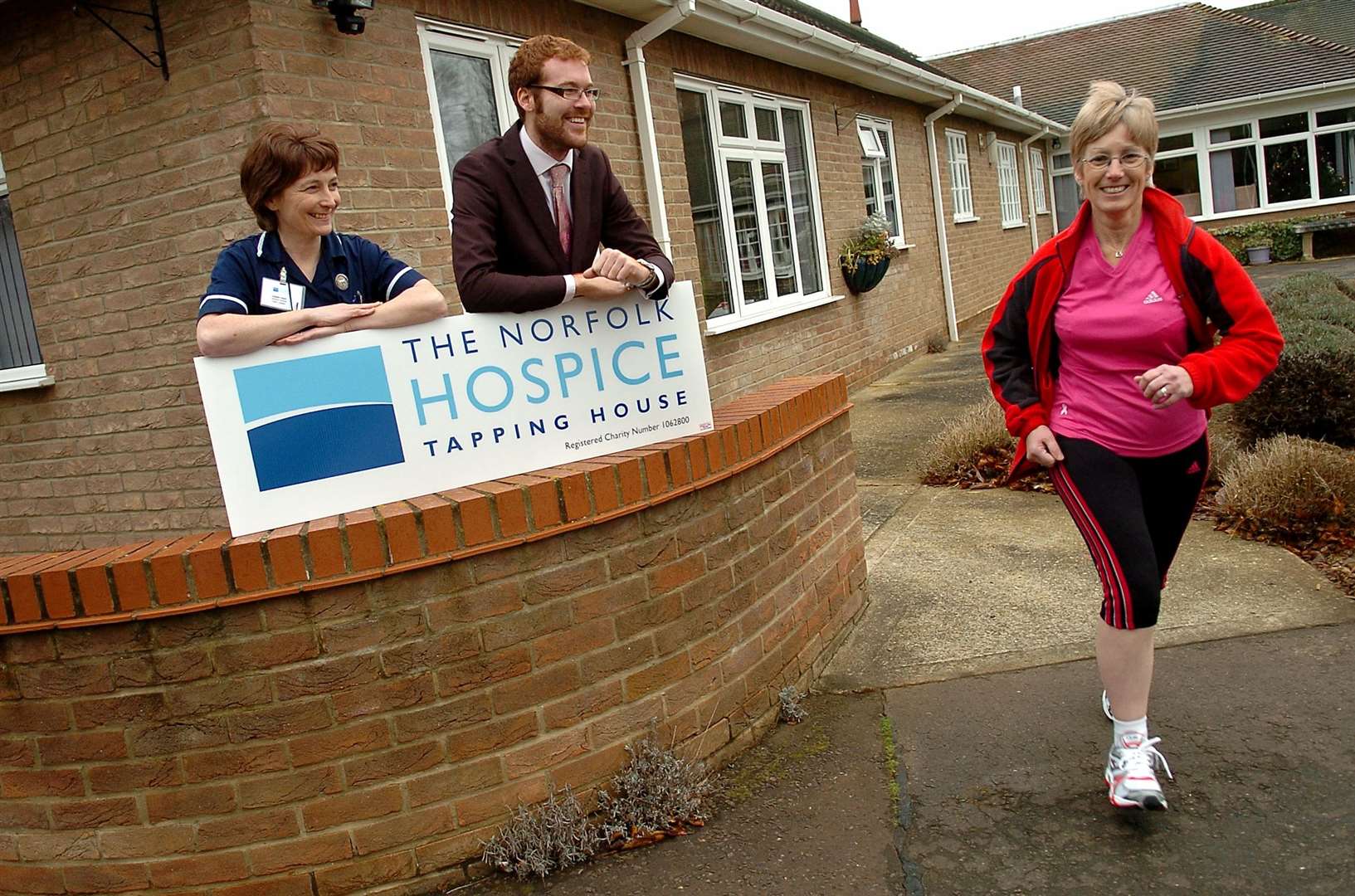 Bridget Wells ran the London Marathon for the Tapping House in Hillington