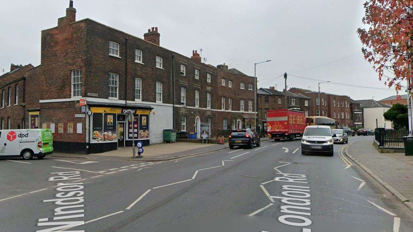 Bidwell was found lying face down on London Road in Lynn. Picture: Google Maps