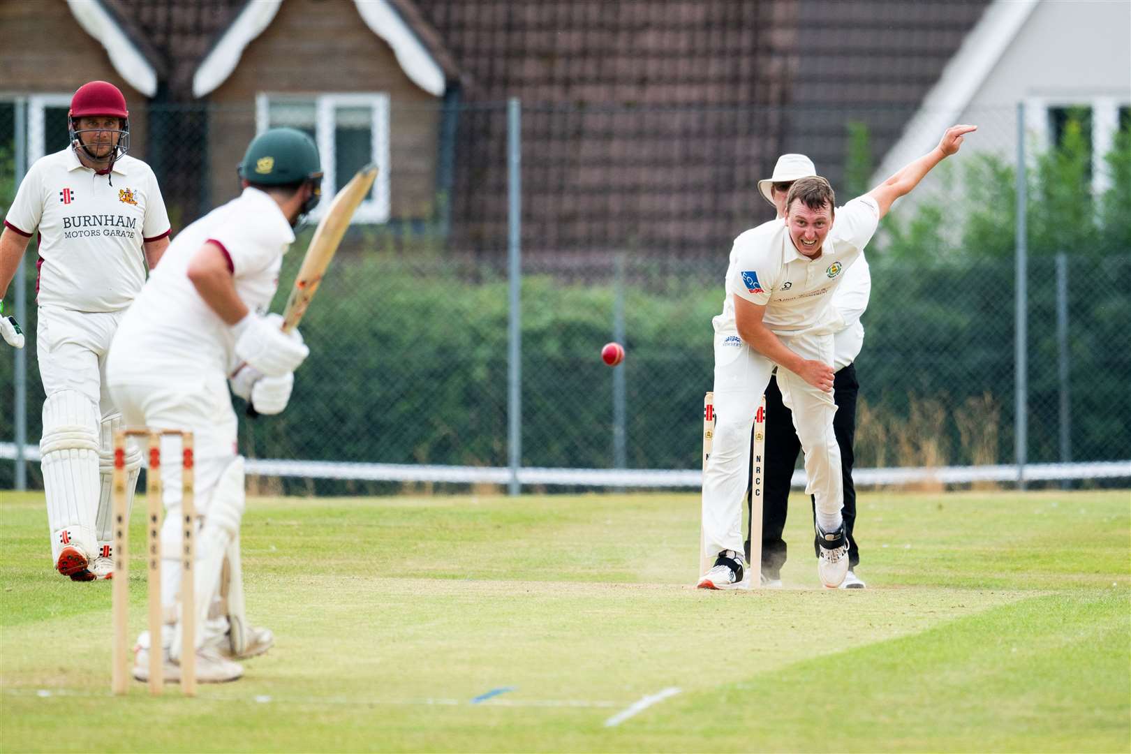 Ben Coote on the attack for North Runcton