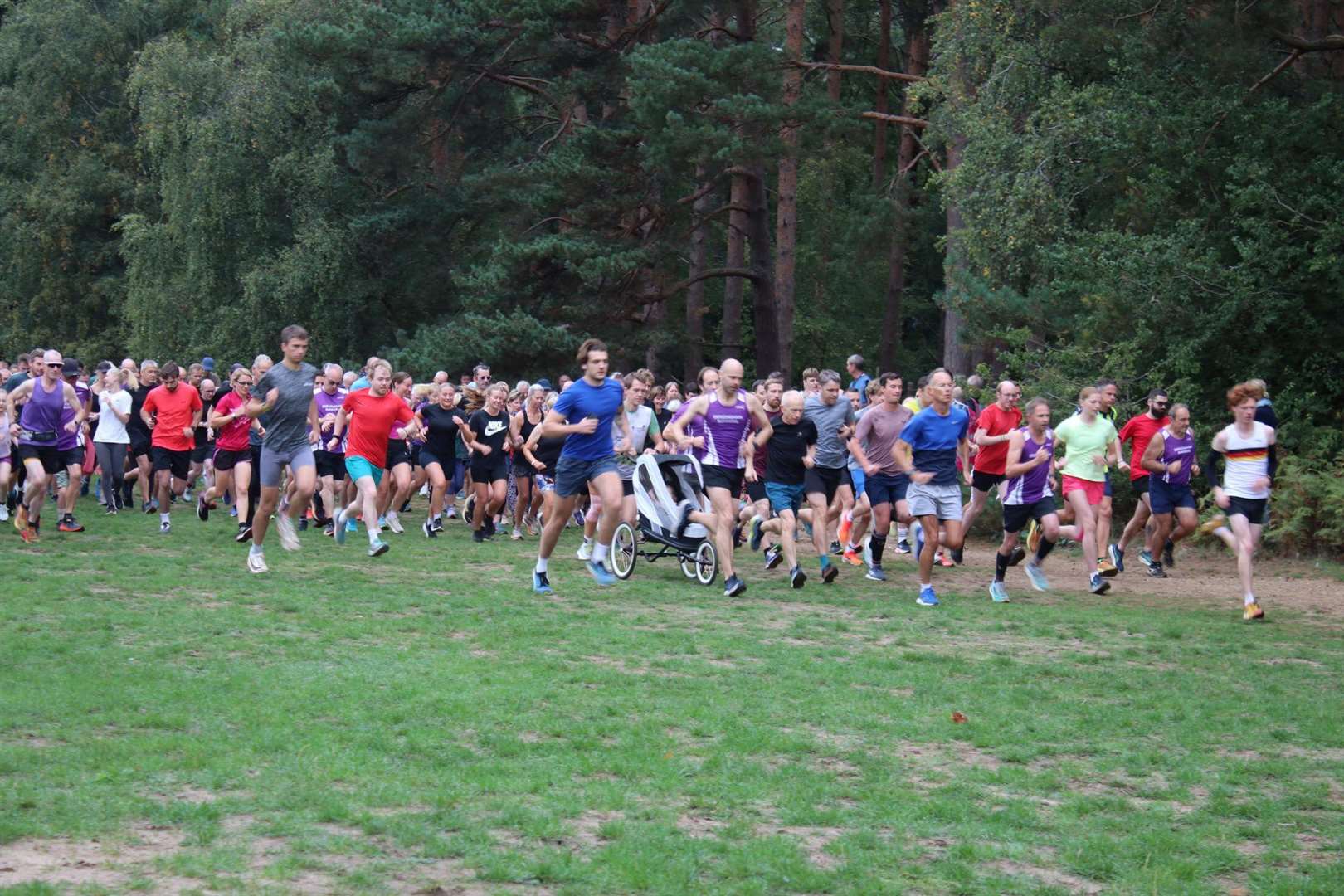 The start of Sandringham parkrun