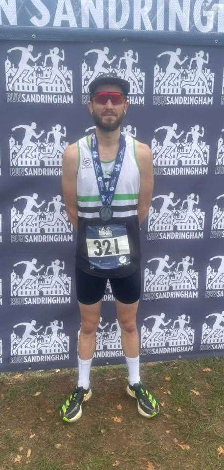 Andy Williamson at the Run Sandringham event
