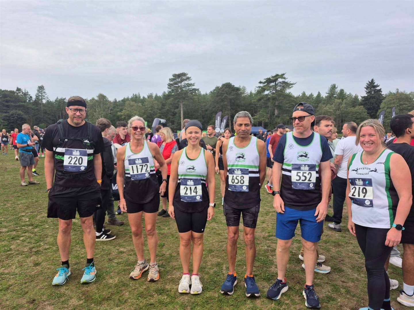 Pictured at Sandringham, from left, are: Wayne Sheppard, Gina Hurrell, Julie Walker, Jit Patel, Graeme Reynolds, Rebecca Sheppard