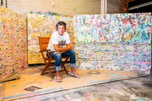 Teacher ‘flabbergasted’ as he exhibits artwork alongside Banksy