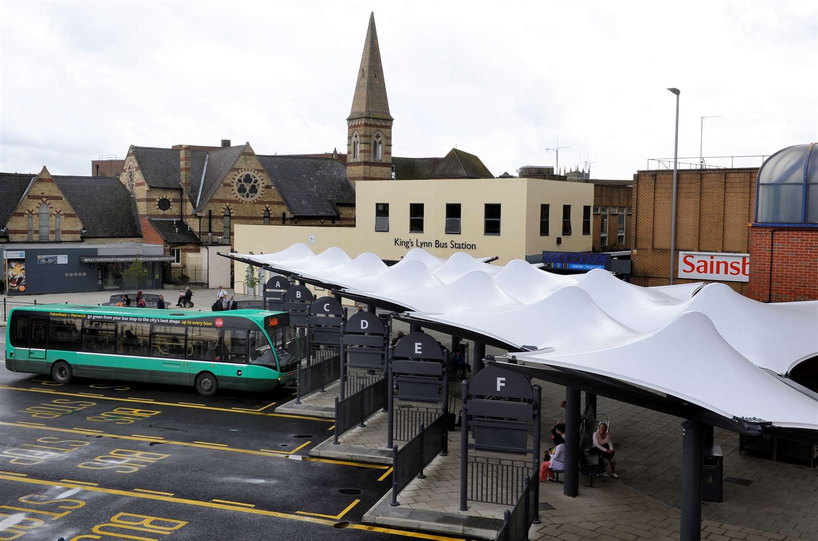 The man died at Lynn's bus station