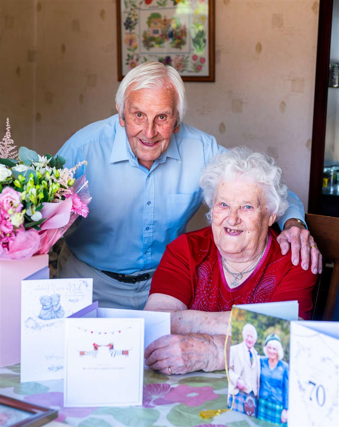 'Honesty and give and take' - some of the ingredients in the couple's recipe for a long marriage. Picture: Ian Burt