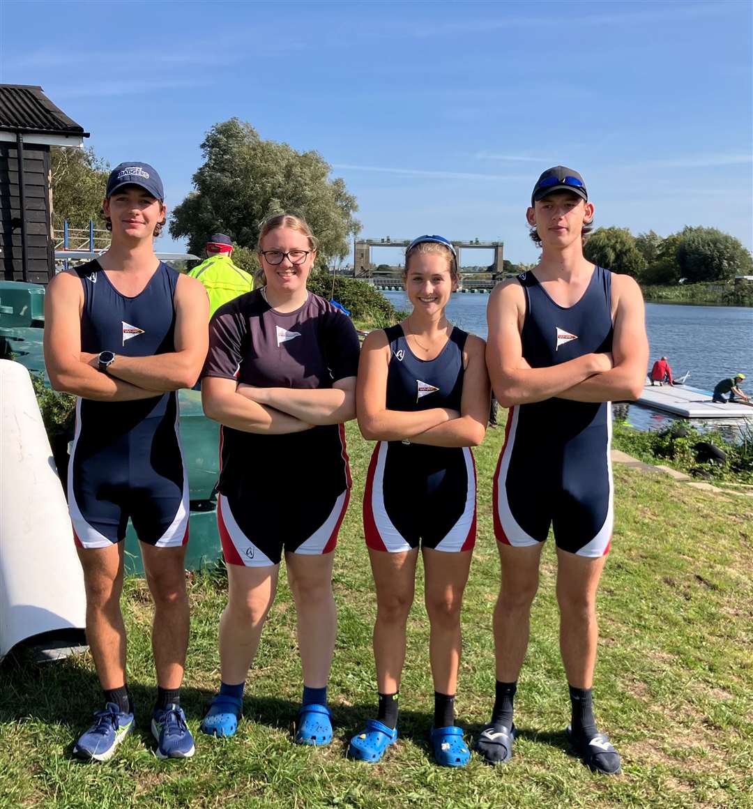 Thomas Williamson, Poppy Holden, Milly Ogden and Ben Watson