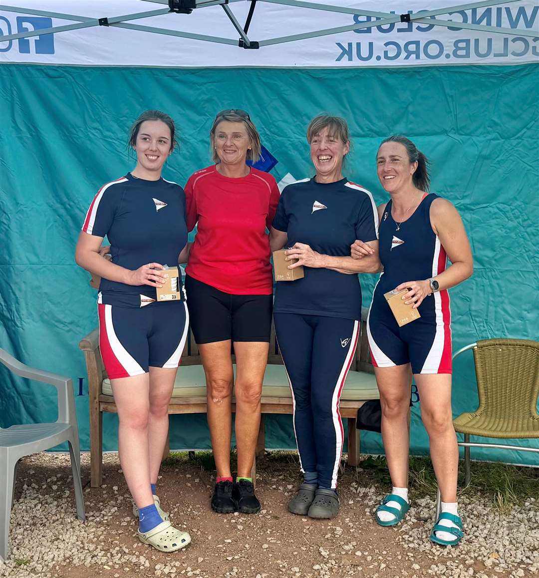 The WNRC W.MasC crew of Nicola Charlton, Lena, Liz Palmer, Claire Murphy