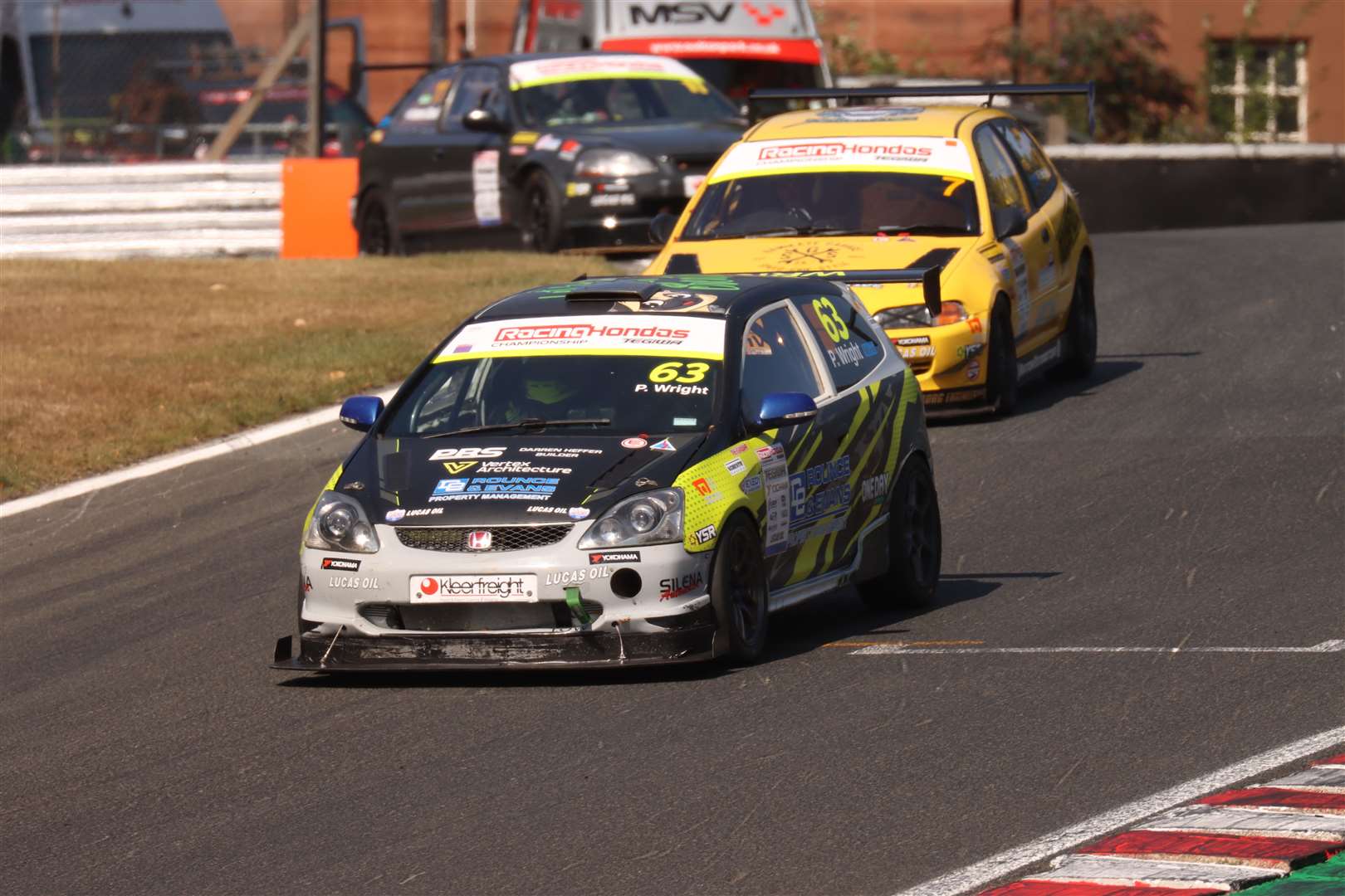 Dersingham driver Phil Wright at Oulton Park. Picture: Andrew Paton (AJP Photography)