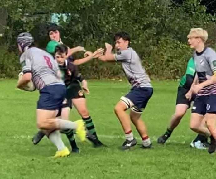West Norfolk under-16s in action against Beccles