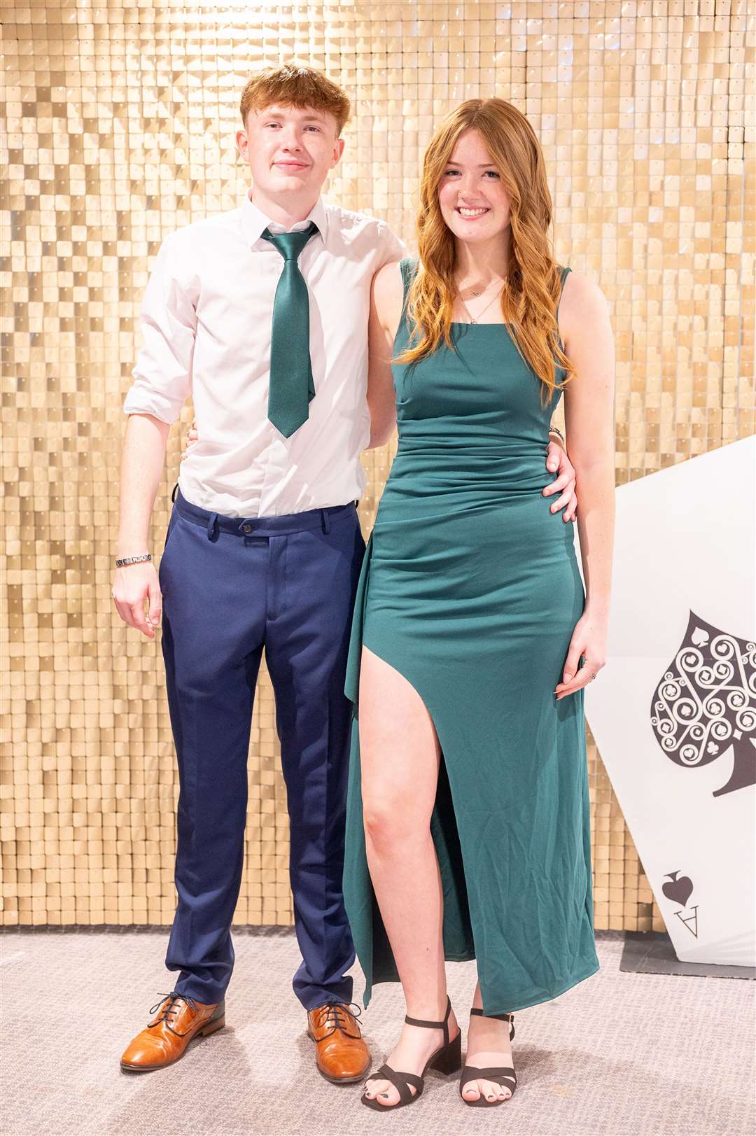 Enjoying a casino-themed night