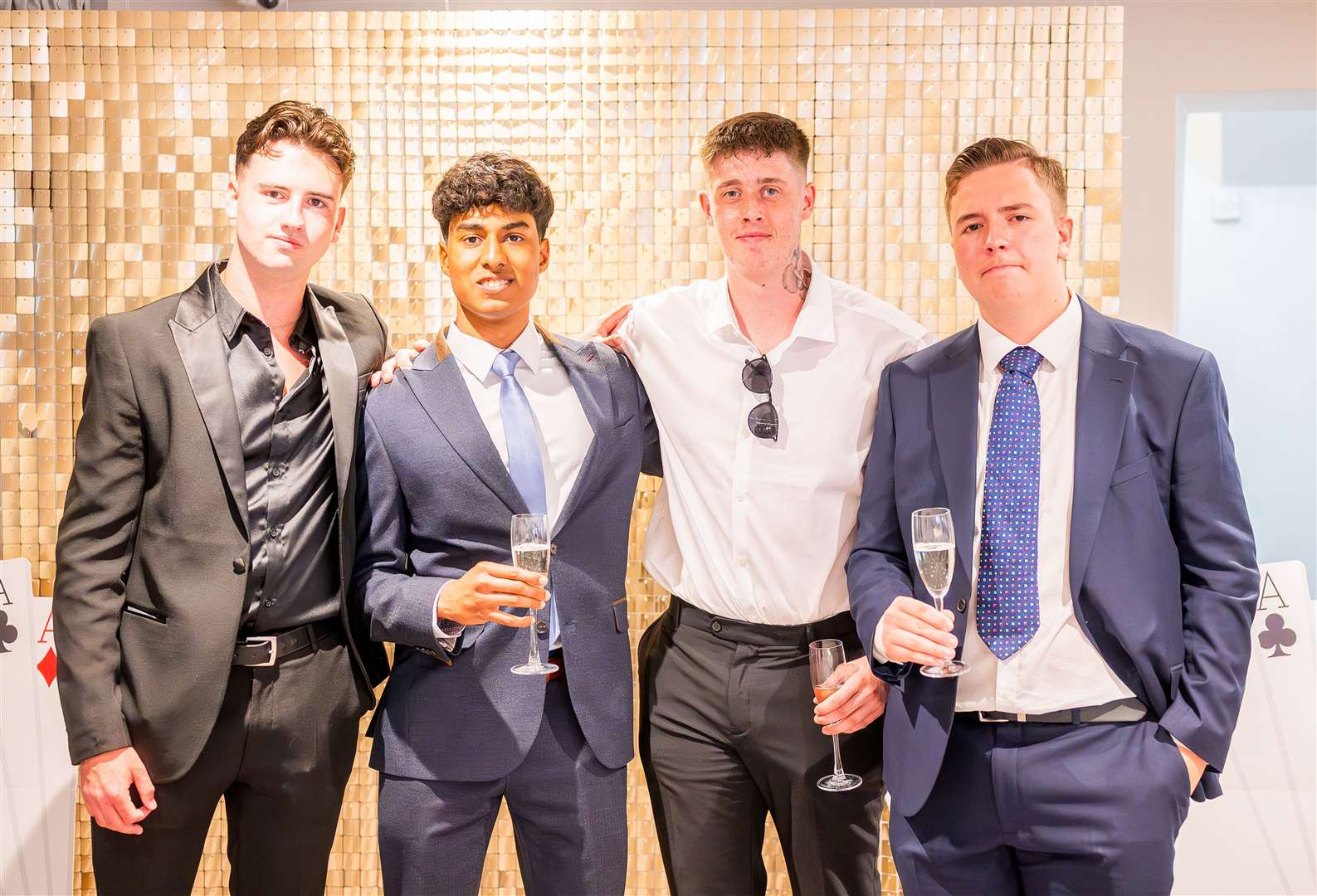 Four students at Springwood Prom