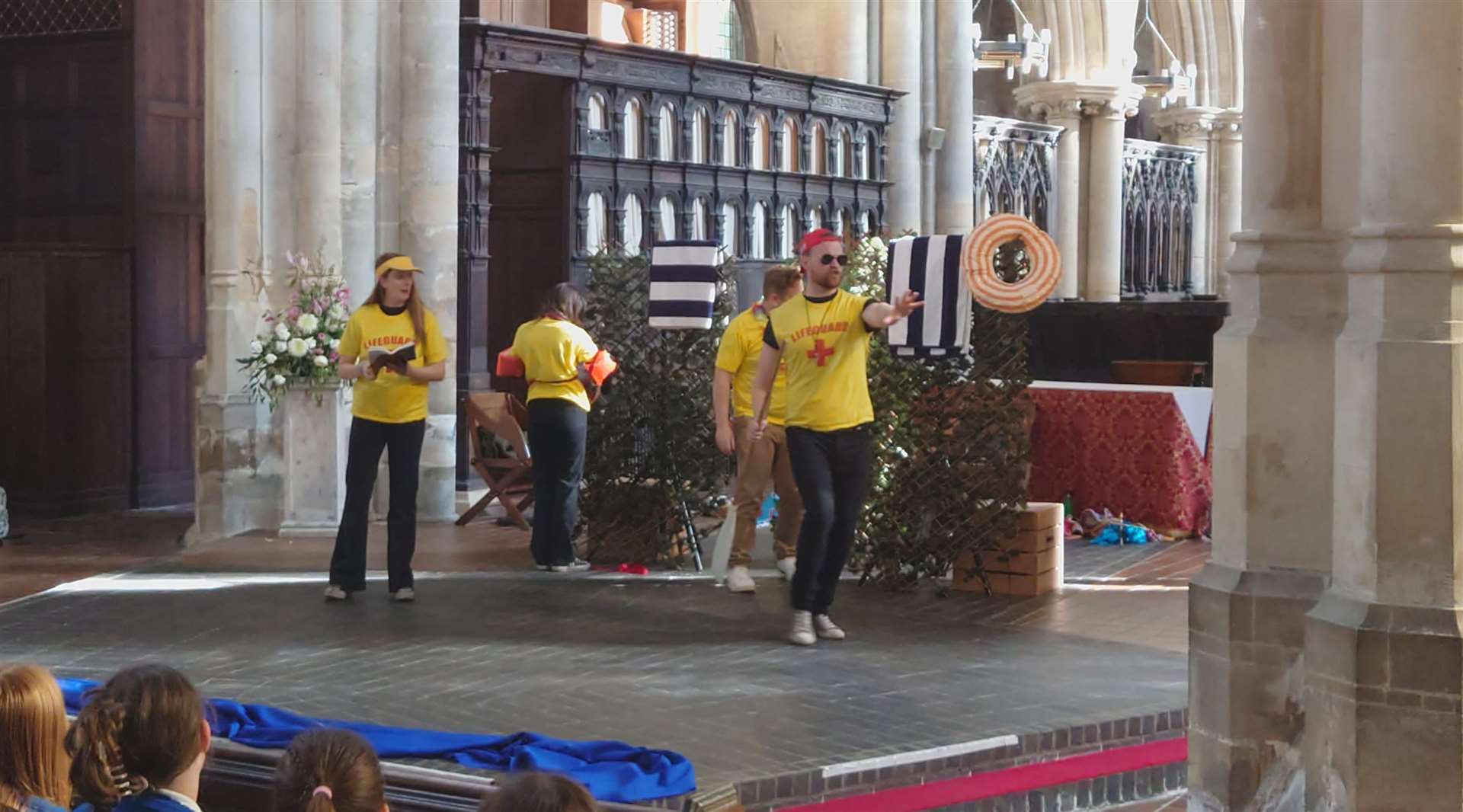 A fun performance celebrates the life of Robert Armin. Picture: West Norfolk Council