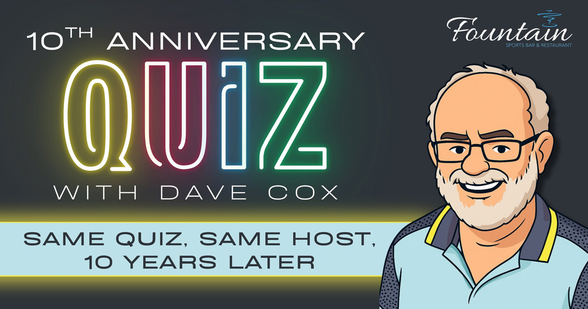 Searles 10th Anniversary Quiz Night